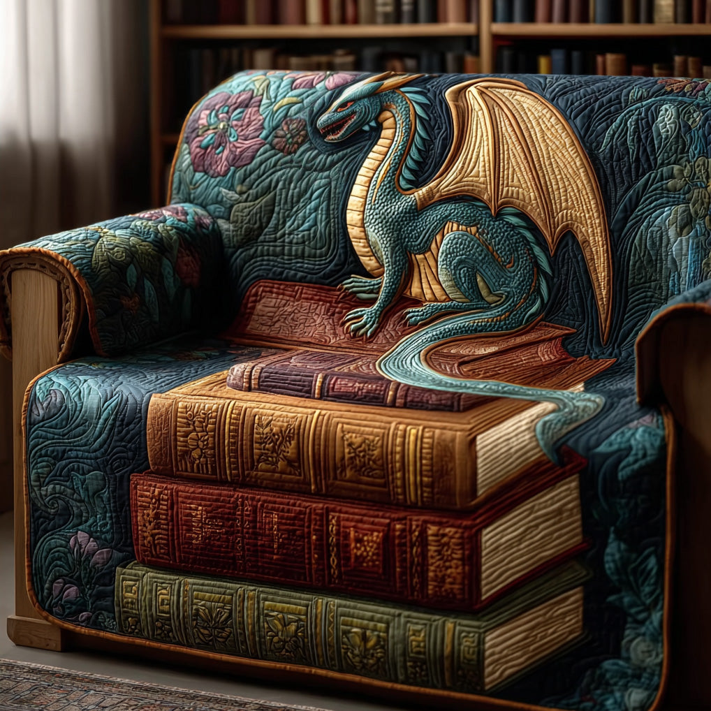 Emerald Guardian Quilted Sofa Cover NCU0DH442