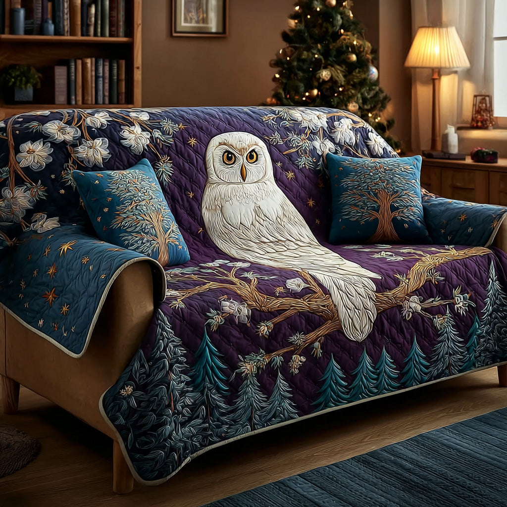 Enchanted Forest Quilted Sofa Cover NCU0DH638