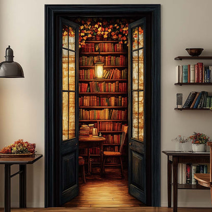 Enchanted Shelves Quilted Door Cover NCU0TN60