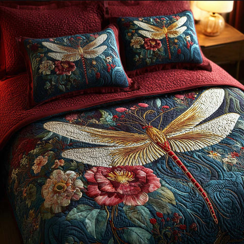 Ethereal Dreams 3-Piece Quilted Bedding Set NCU0QQ055