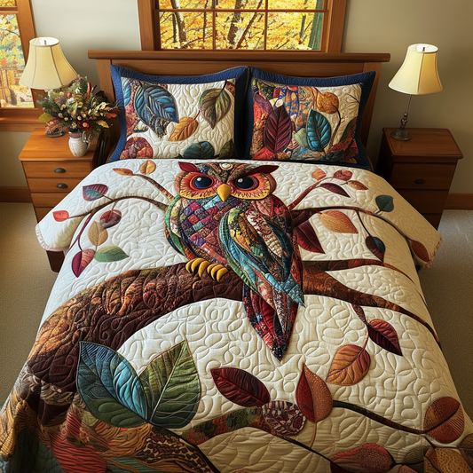 Ethereal Eyes 3-Piece Quilted Bedding Set NCU0NL056