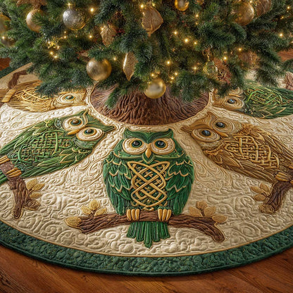 Evergreen Wisdom Quilted Tree Skirt NCU0XD1366