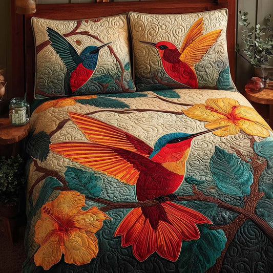Feather Flash 3-Piece Quilted Bedding Set NCU0TN72