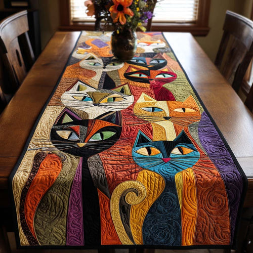 Feline Frolic Quilted Table Runner NCU0NT9191