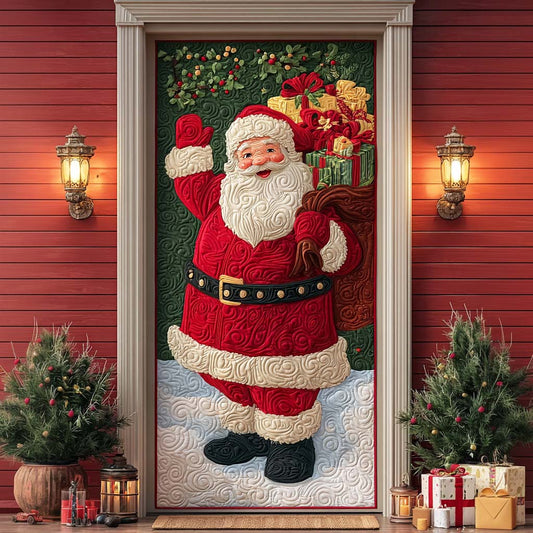 Festive Gift Welcome Quilted Door Cover NCU0HT053