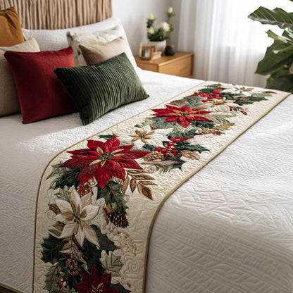Festive Joy Quilted Bed Runner NCU0NT9601