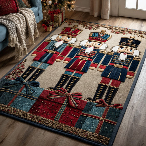 Festive Noble Nutcracker Area Rug NCU0DH508