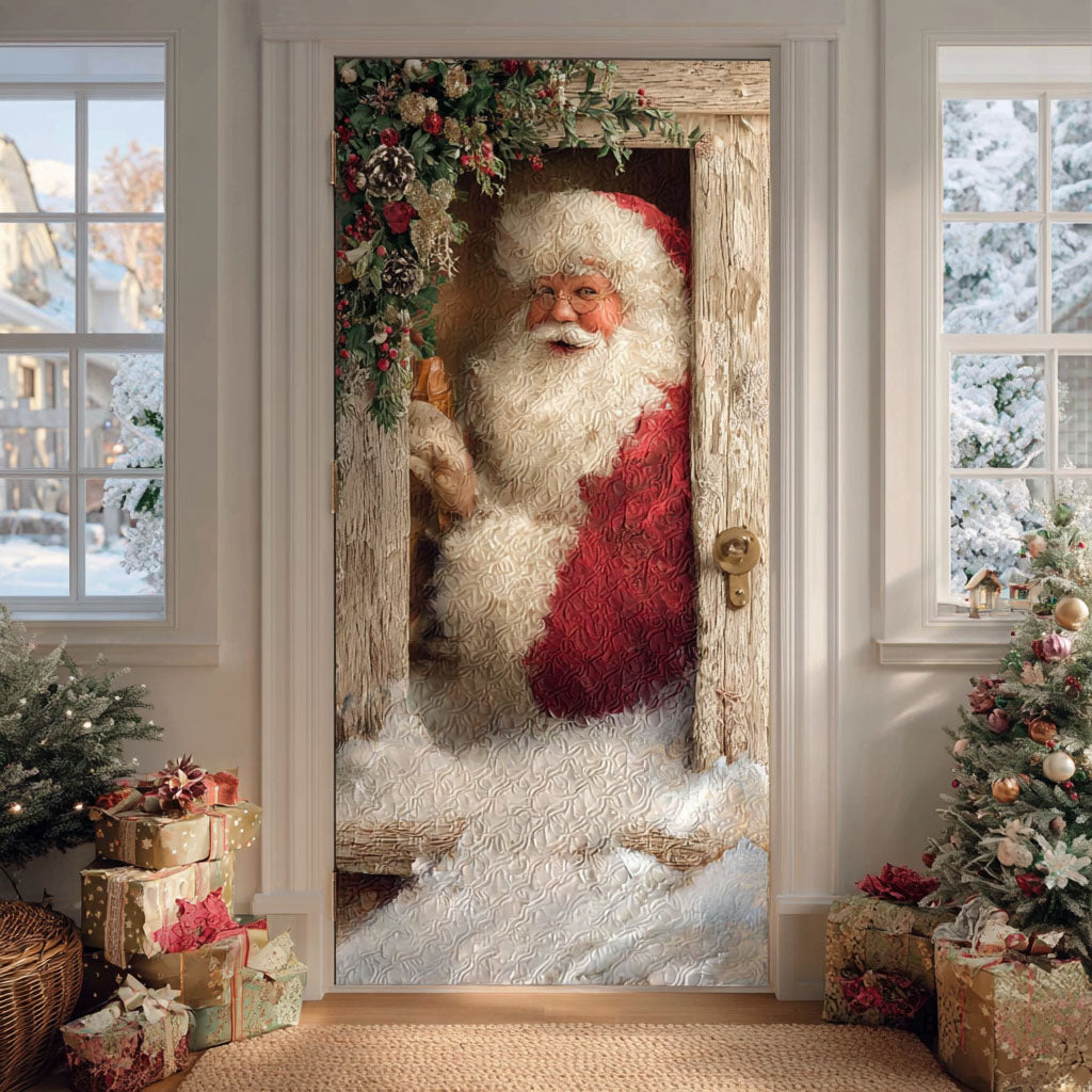 Festive Santa Magic Quilted Door Cover NCU0TP0047