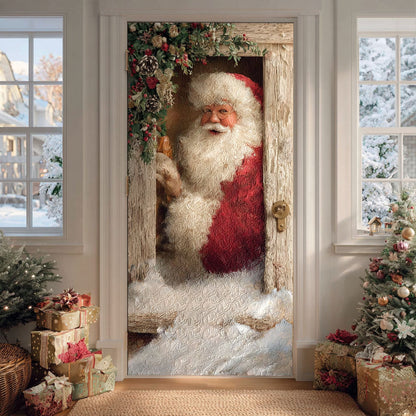 Festive Santa Magic Quilted Door Cover NCU0TP0047