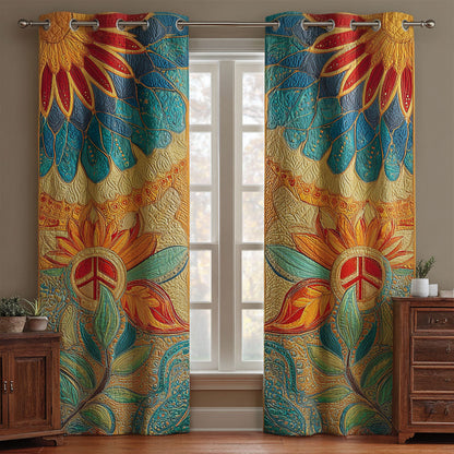 Fields of Quiet Joy Quilted Curtains NCU0TP0093