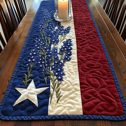 Flag Blooms Quilted Table Runner NCU0VH4151