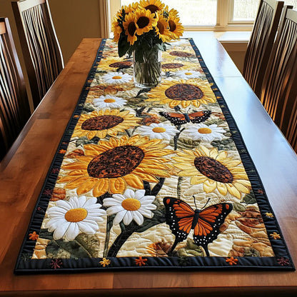 Floral Delight Quilted Table Runner NCU0VL1888