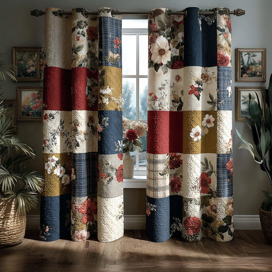 Floral Keepsake Quilted Curtains NCU0DH705