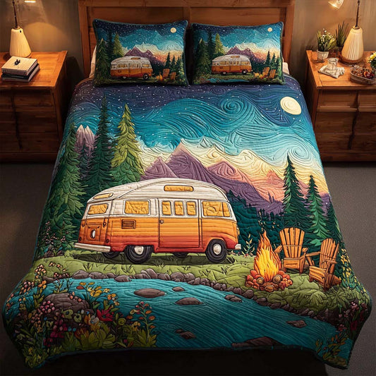 Forest Dreams 3-Piece Quilted Bedding Set NCU0HT035