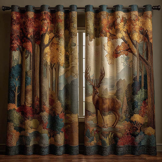 Forest Harmony Quilted Curtains NCU0QQ222