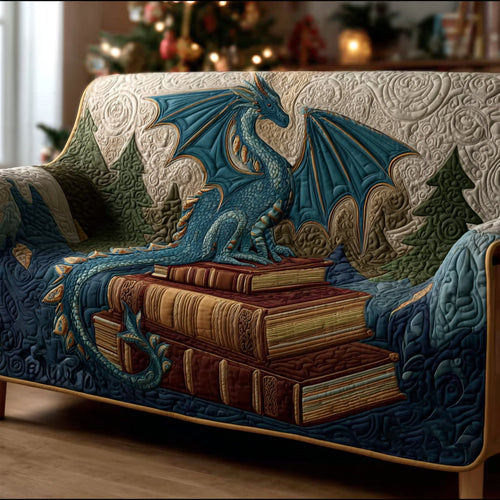 Forest Sky Dragon Quilted Sofa Cover NCU0DH444