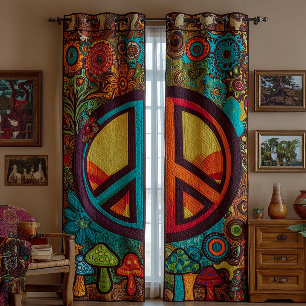 Free Spirit Meadow Quilted Curtains NCU0TP0094