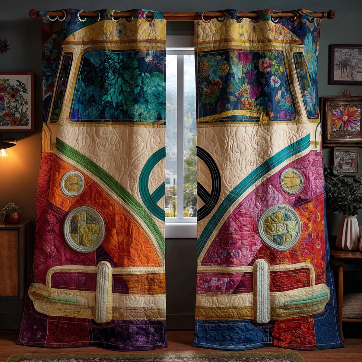 Free Spirit Quilted Curtains NCU0VD030