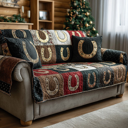 Frontier Luck Quilted Sofa Cover NCU0DH546