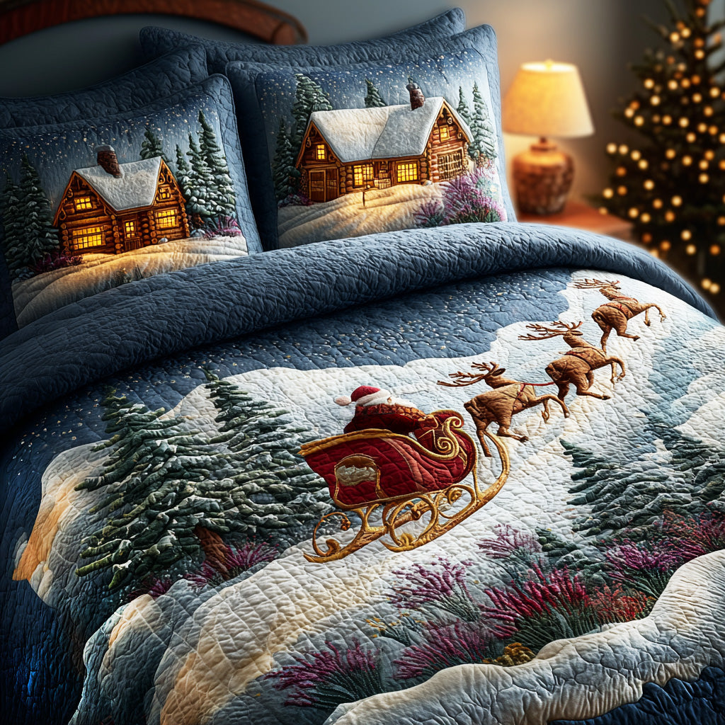 Frostlight Trail 3-Piece Quilted Bedding Set NCU0DH390