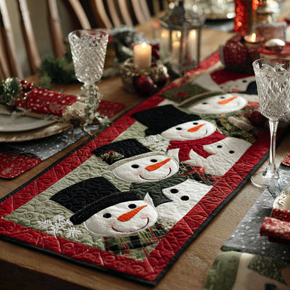 Frosty Friends Quilted Table Runner NCU0TP0056