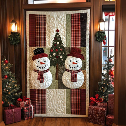 Frosty Fun Quilted Door Cover NCU0TN04