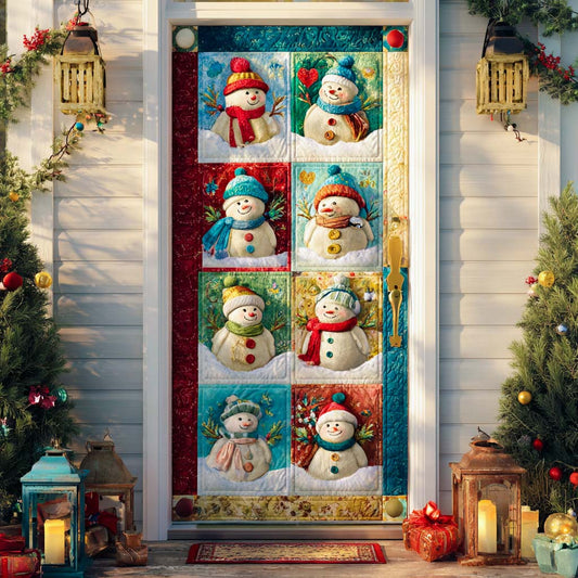 Frosty Greetings Quilted Door Cover NCU0ND001