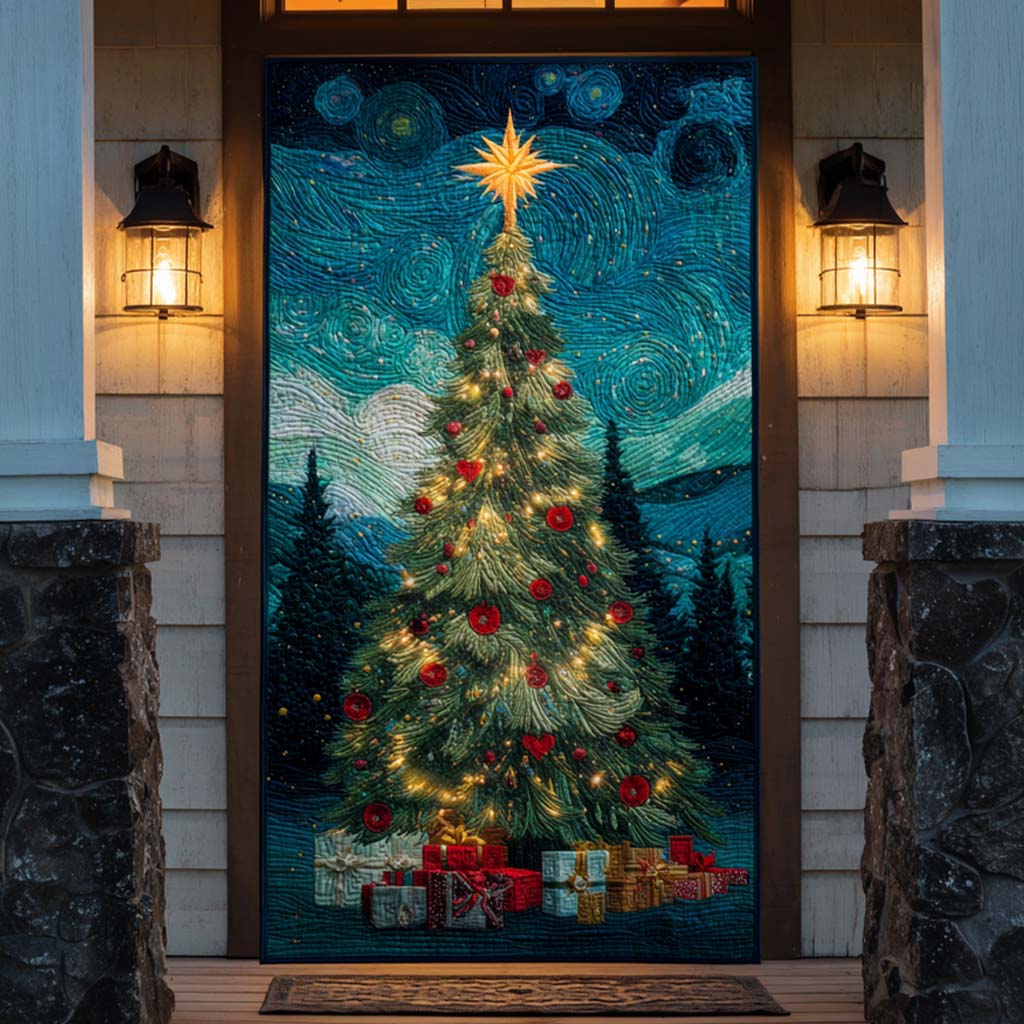 Frosty Night Quilted Door Cover NCU0TN106