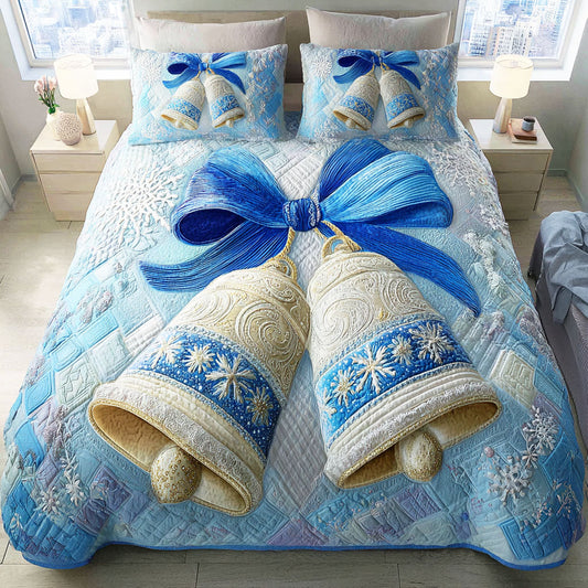Frozen Chime Melody 3-Piece Quilted Bedding Set NCU0TD970
