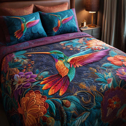 Garden Jewel 3-Piece Quilted Bedding Set NCU0TN75