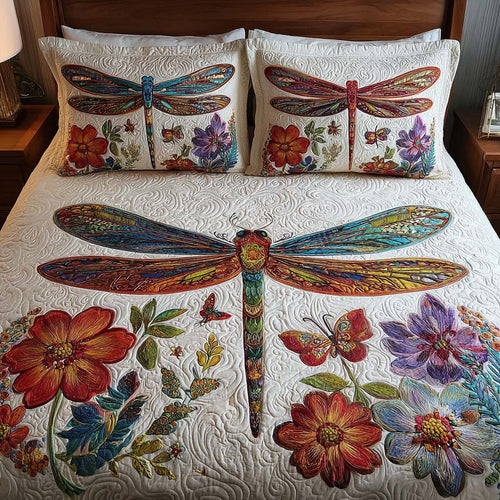 Garden Spirit 3-Piece Quilted Bedding Set NCU0QQ052