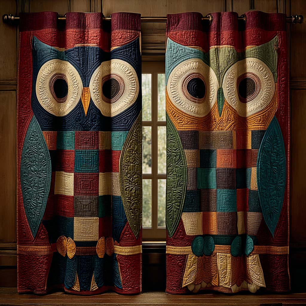 Gentle Owl Quilted Curtains NCU0QQ218