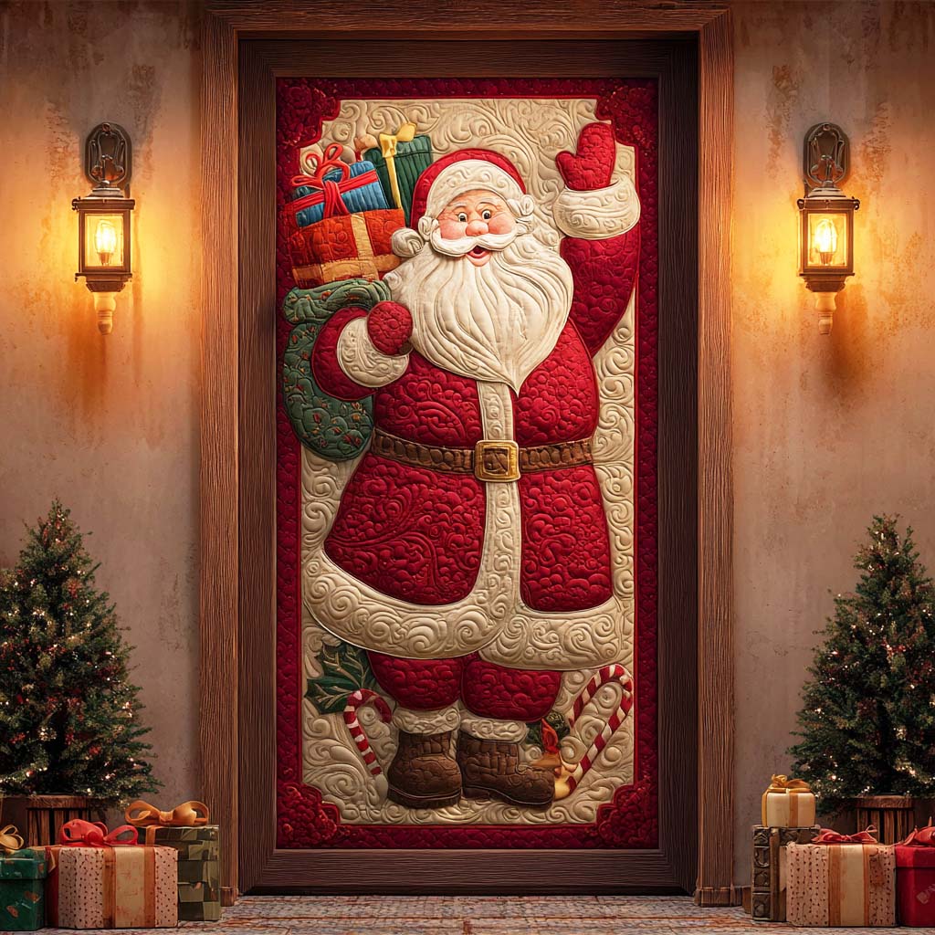 Gifted by Santa Quilted Door Cover NCU0HT052