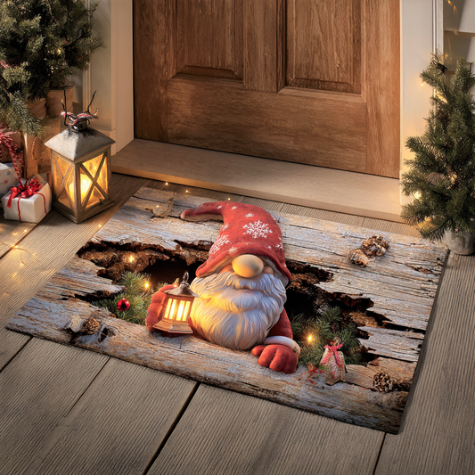 Gnome Lantern Night Doormat NCU0NL155