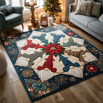Gnome Snowflake Star Area Rug NCU0QQ137