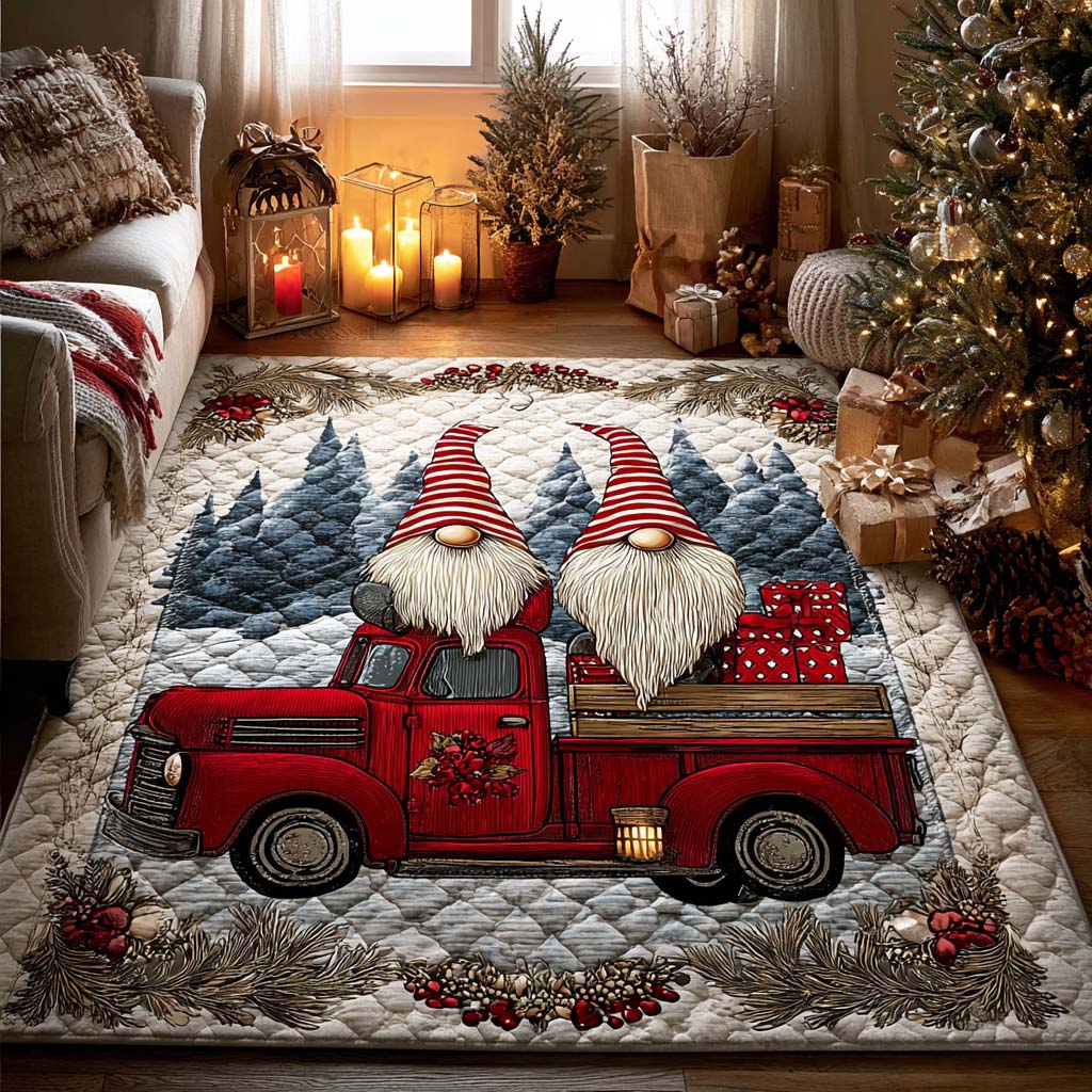 Gnome Truck Adventure Area Rug NCU0QQ139