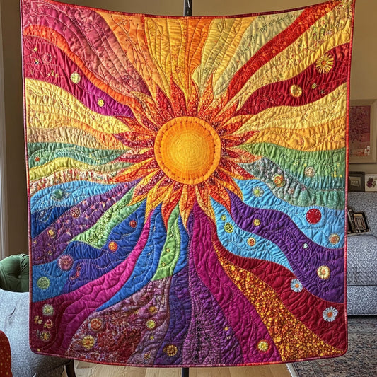 Golden Aura Quilted Blanket NCU0TN133