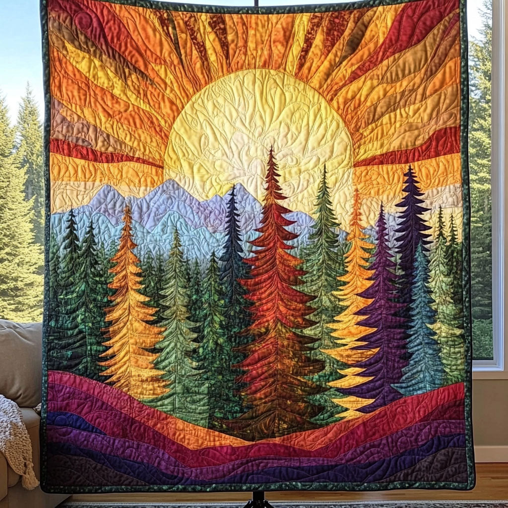 Golden Dawn Quilted Blanket NCU0TN134