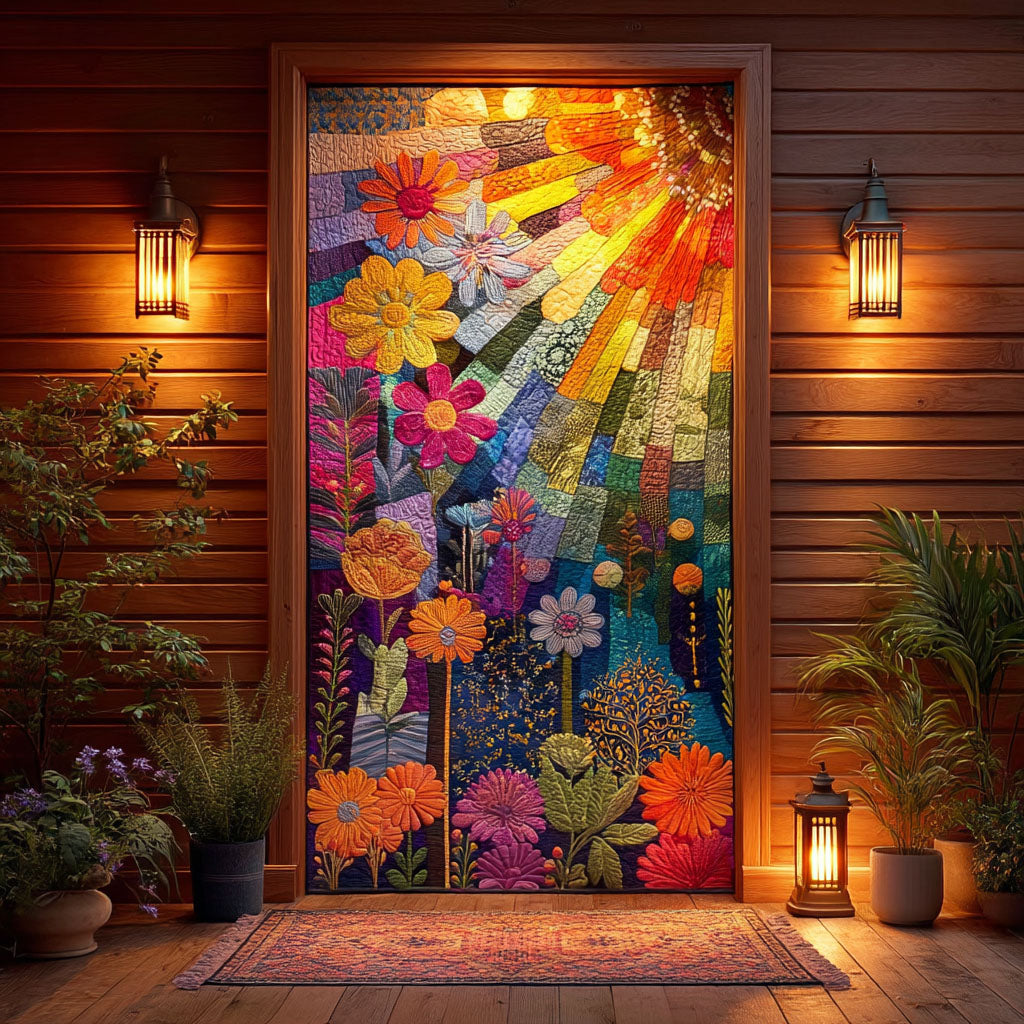 Golden Light Quilted Door Cover NCU0TN150