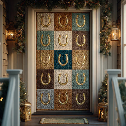 Golden Ranch Quilted Door Cover NCU0DH556