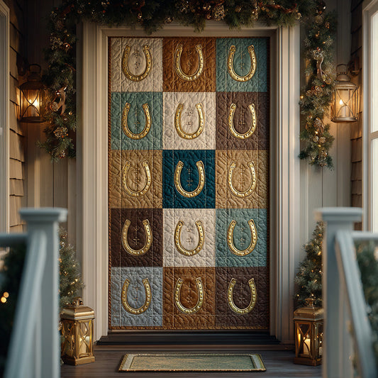 Golden Ranch Quilted Door Cover NCU0DH556