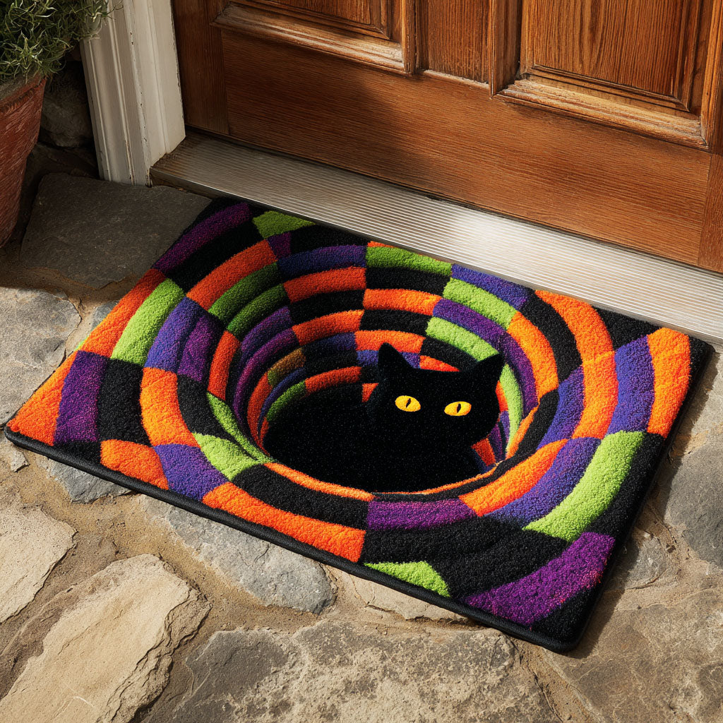 Golden Vortex Cat Doormat NCU0TD651