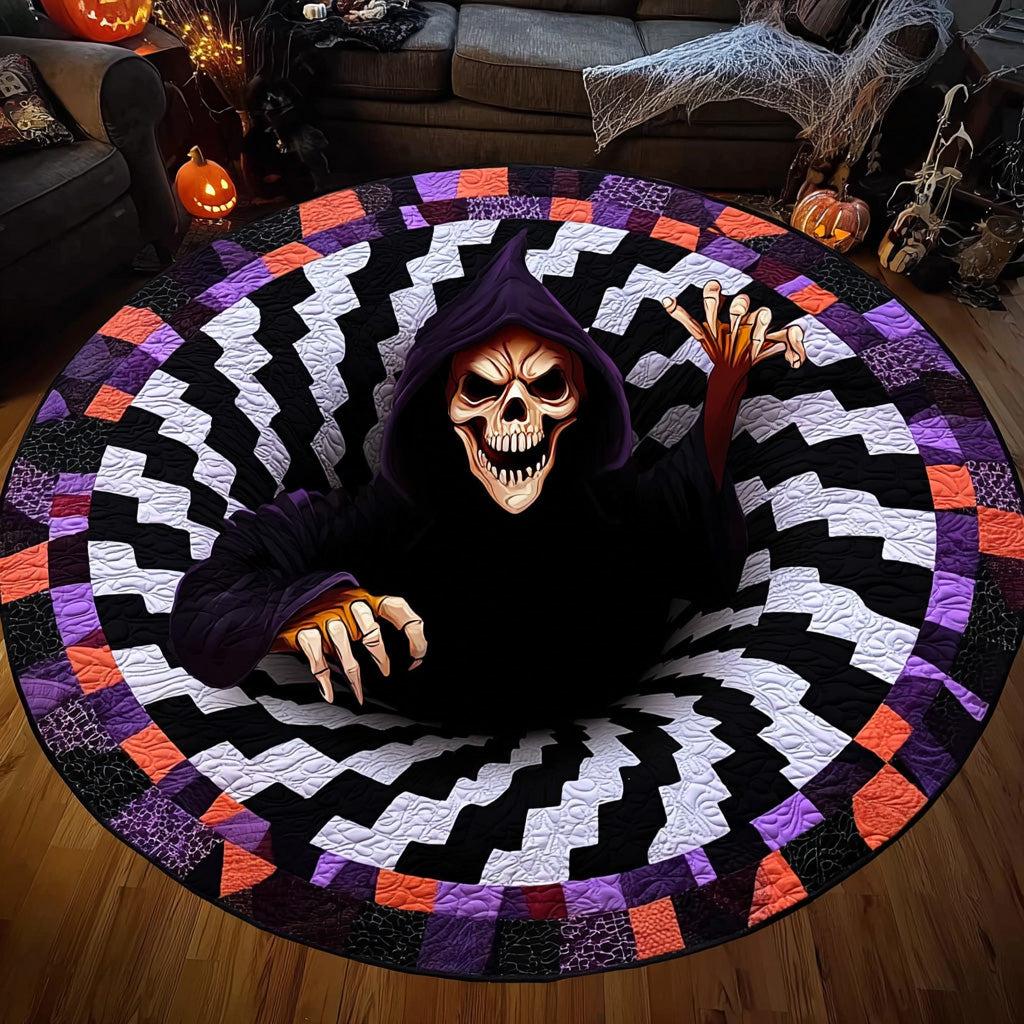 Grimm Reaper Grasp Quilted Round Mat NCU0DV7630