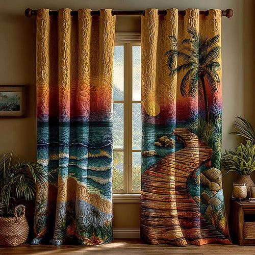 Harbor Peace Quilted Curtains NCU0QQ189