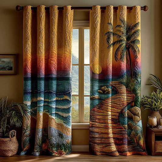 Harbor Peace Quilted Curtains NCU0QQ189