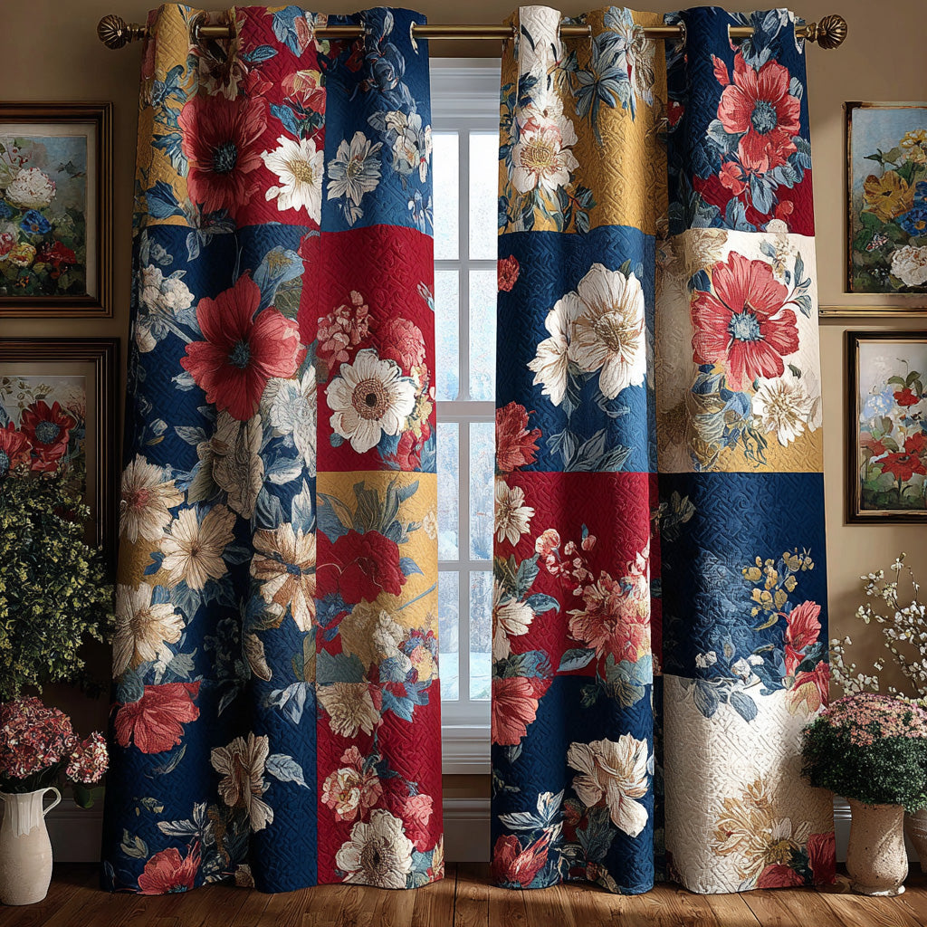 Harvest Botanicals Quilted Curtains NCU0DH703