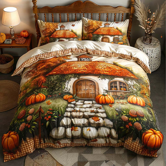 Harvest Home 3-Piece Quilted Bedding Set NCU0QQ019