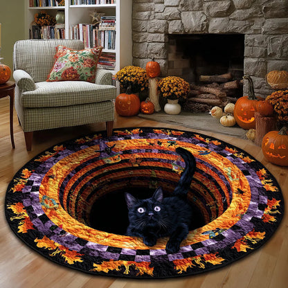 Haunted Hollow Quilted Round Mat NCU0VL2907