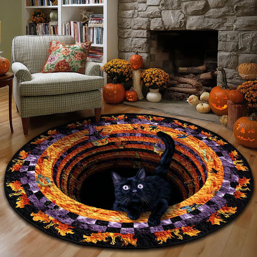 Haunted Hollow Quilted Round Mat NCU0VL2907