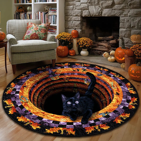 Haunted Hollow Quilted Round Mat NCU0VL2907
